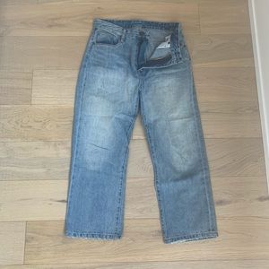 Blank NYC HR Straight Crop Denim